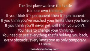 Your limiting beliefs are surfacing so that you will change them, not ...