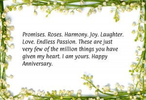 Cute anniversary quotes for him