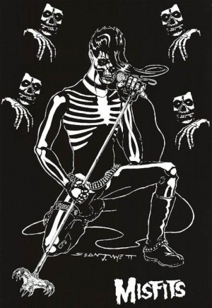 Misfits Danzig era logo crimson ghost. #music art #posters http://www ...