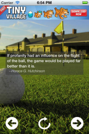 Golf Quotes 'n' Jokes for iPhone, iPod touch and iPad on the iTunes ...