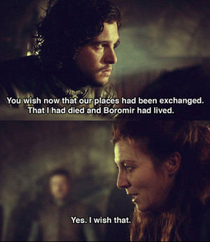 Catelyn & Jon + Denethor/Faramir Quote - lord-of-the-rings-vs-a-song ...