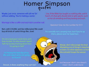 Homer Simpson Quotes! Congrats on the 25th Season! #TheSimpsons