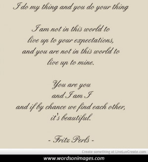 Fritz perls quotes