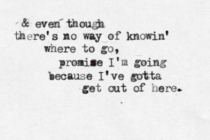 Relient K - Be My EscapeSubmitted by bound-by-surprise.tumblr.com