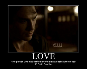 damon, damon salvatore, demotivator, love, vampire diaries - inspiring ...