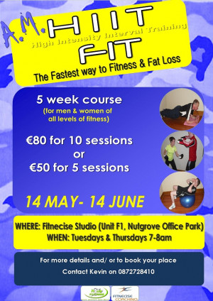 HIIT High Intensity Interval Training in South Dublin Fitnecise Studio ...