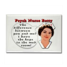 Psych Nurse Fridge Magnets