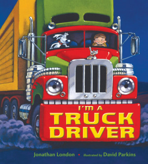 this rhyming picture book has large sturdy pages featuring trucks of ...