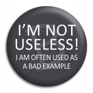 Home I'm Not Useless Button Badge