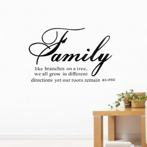 Family-Like Branches On a Tree Quote