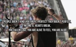 Ashton Irwin telling it like it is. Life can be cruel, but sometimes ...