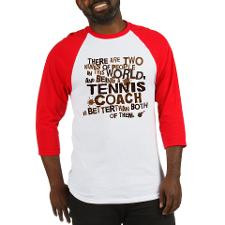 Tennis Coach (Funny) Gift Baseball Jersey for
