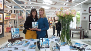 Juanita and Sandy Adams, her editor