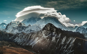 mountains clouds landscapes snow nepal himalaya duplicate 1920x1200 ...