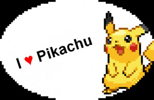 Pikachu Love Quotes Quot i Love Pikachu Quot Wallpaper by