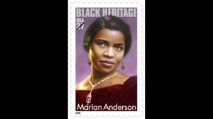 072711 National Black Heritage Stamps Marian Anderson