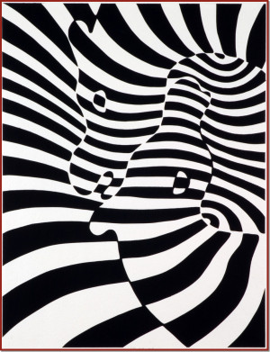 Victor Vasarely Zebra picture