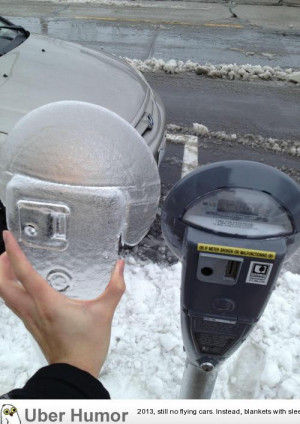 Winter almost gave me a parking ticket… glad I could put in the ...