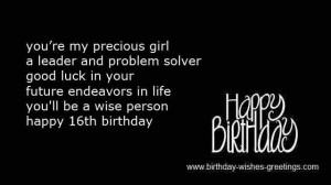 sweet 16 girl birthday poems