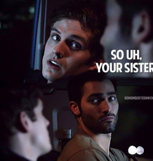 Isaac- lol love Derek's face like 'no..just no'