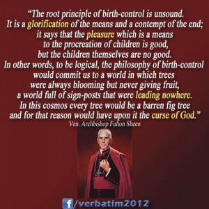 archbishop fulton sheen quotes | Meme Monday 10-28-2013Catholic Family ...