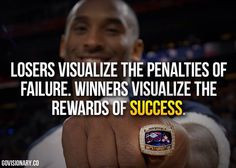 ... or a loser? It's all about your #mindset ! #quotes #kobe #winner More