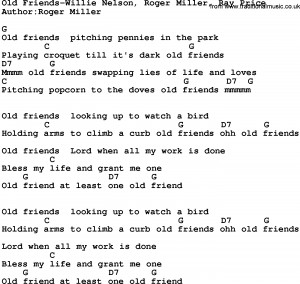 Country Lyrics About Friends
