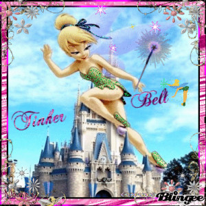 Lovely tinkerbell blesses the whole city