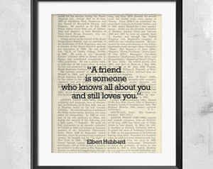 ... knows all about you and still loves you, Elbert Hubbard Quote, Poster
