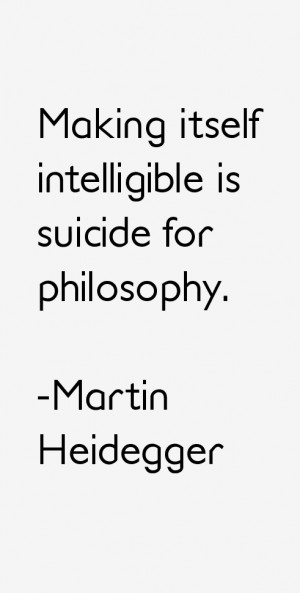 Martin Heidegger Quotes & Sayings