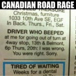 Road Rage Begins Early…