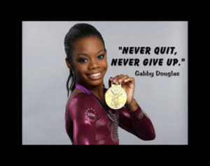 Gymnastic Quotes From Gabby Douglas Gymnastics poster gabby