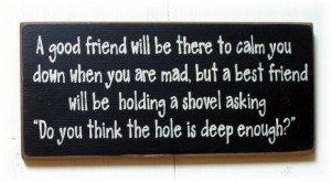 Friend Will Calm You Down When...