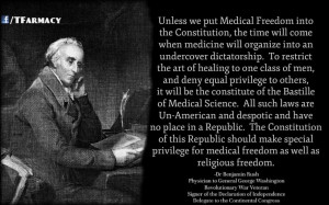 Dr. Benjamin Rush, Physician to General George Washington, Signer of ...