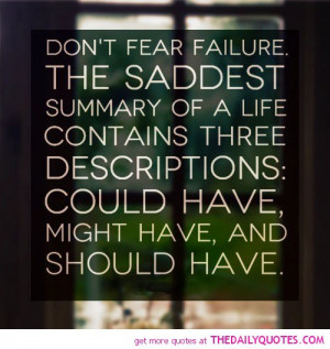 Don't Fear Failure