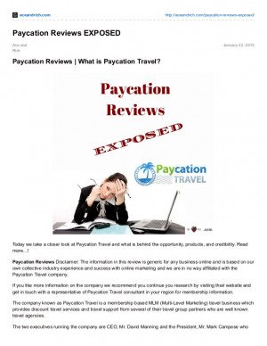 Paycation Reviews EXPOSED