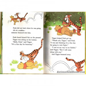 ... the pooh and tigger too disney book club a a milne Tigger Quotes