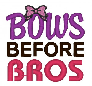 Bows Before Bros