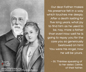 St. Therese Daily Inspiration: You were his Angel