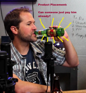 It made me crack up every time they cut to Matt drinking his Dos Equis ...