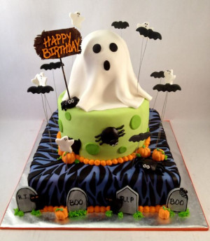 ... Allison_happy_birthday_ghost_cake by Creative Cakes by Allison, via