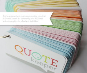 ... .etsy.com/listing/178447702/quotekeeper-quote-ring-with-cards-choose