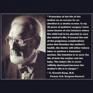 quote by former U.S. Surgeon-General C. Everett Koop