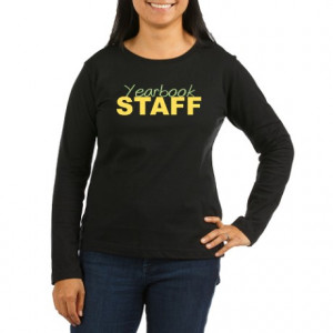 Yearbook Staff Women's Long Sleeve Dark T-Shirt