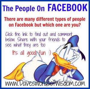 The People On Facebook - Facebook Quote