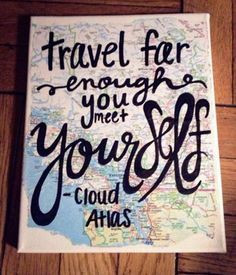 Travel Quotes ('Put down the map and get wonderfully lost.') - A3 Art ...