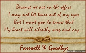 ... quote for co workers Farewell Messages for Colleagues: Goodbye Quotes