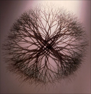 ruth asawa . asawa's art . tied wire sculpture