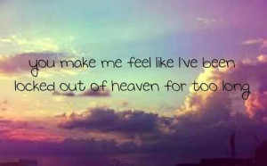 Locked out of heaven by bruno mars