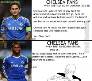 Chelsea fans...